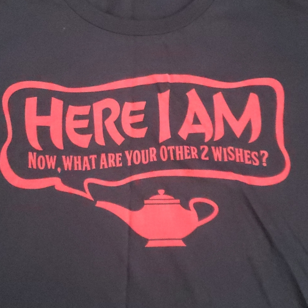 Genie Here I Am wish shirt unisex. NWOT - Picture 2 of 3